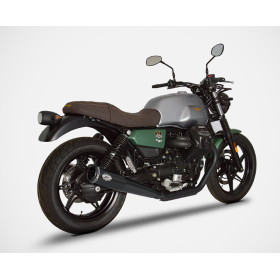 Silencieux noir Euro5 Moto-Guzzi V7 850 - Zard ZMG003S10SSO-B