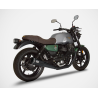 Silencieux noir Euro5 Moto-Guzzi V7 850 - Zard ZMG003S10SSO-B