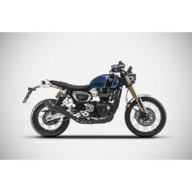 Ligne noire Euro5 Triumph Scrambler 1200 2021- / Zard ZTP016S00SCO