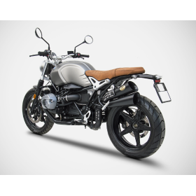 Silencieux noir Euro5 BMW R Nine T Scrambler 2021- / Zard ZBW006S10SSO