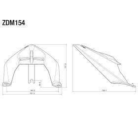 Garde boue arrière Ducati Monster 937 - Rizoma ZDM154K
