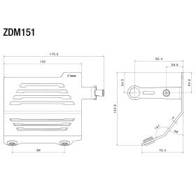 Protection couvre soupape Ducati Monster 937 - Rizoma ZDM151B