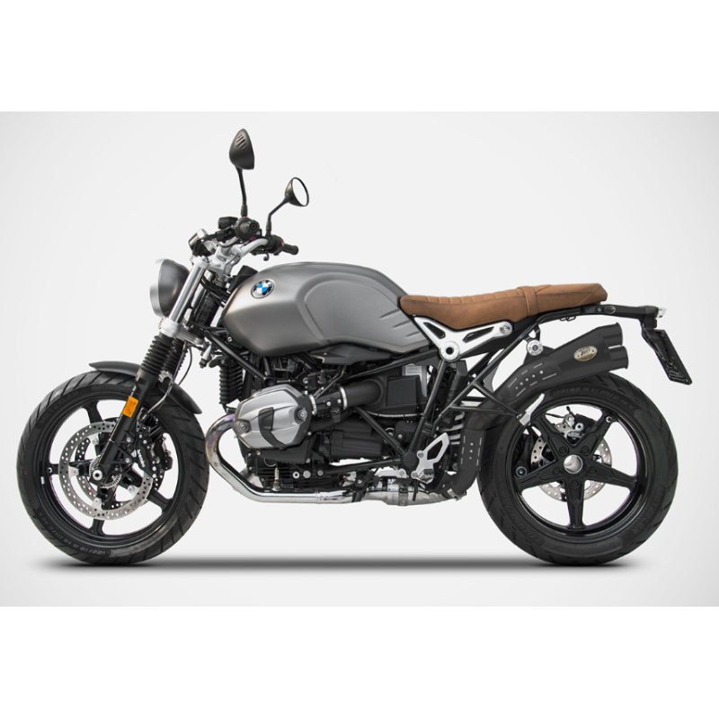 Silencieux Euro4 BMW R Nine T Scrambler 2017-2020 / Zard Limited Black