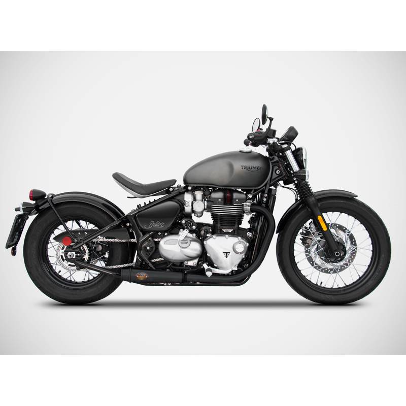 Silencieux Euro5 noir Triumph Bobber 2021- / Zard ZTP006S10SSO