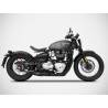 Silencieux Euro5 noir Triumph Bobber 2021- / Zard ZTP006S10SSO