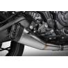 Ligne complète Euro5 Yamaha MT-07 2021, XSR700 2022 / Zard Carbon End-Cap