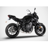 Ligne complète Euro5 Yamaha MT-07 2021, XSR700 2022 / Zard Carbon End-Cap