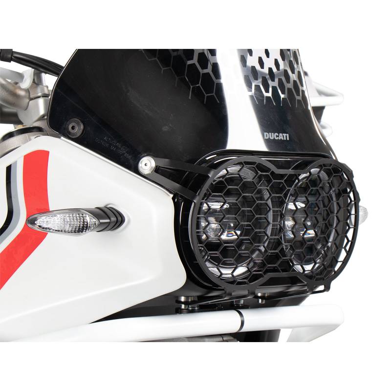 Grille de protection phare Ducati DesertX - Hepco-Becker 7007638 00 01