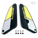 Caches latéraux Aprilia Tuareg 660- Unit Garage Acid Gold