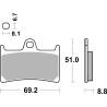 Plaquettes de frein Racing LMP234CRR- AP RACING