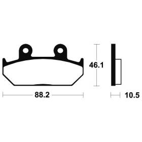 Plaquettes de frein MF147 - Bendix