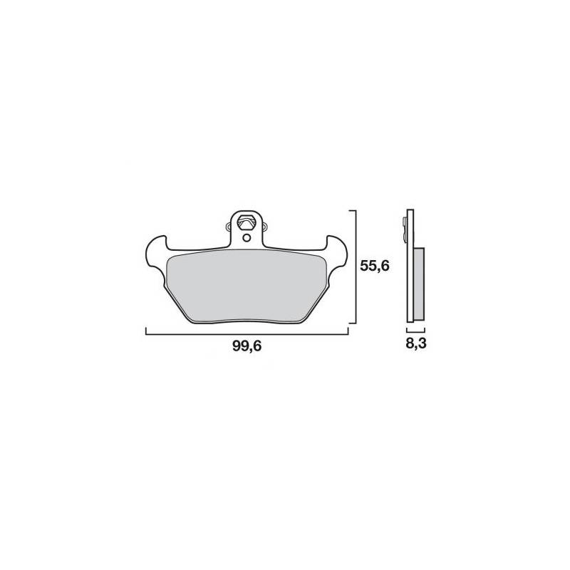 Plaquettes de frein avant BM03 - Brembo