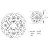 Disque de frein avant CBR1000RR 2017- BREMBO 78B408B7