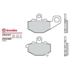 PLAQUETTES DE FREINS BREMBO ARRIERE 07KA1617