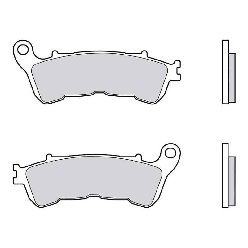 PLAQUETTES DE FREINS BREMBO AVANT 07HO57SA