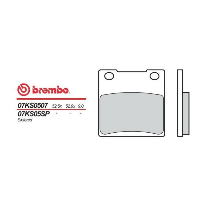 PLAQUETTES DE FREINS BREMBO AVANT  07KS005