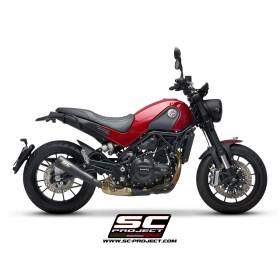 Silencieux Euro4 Benelli Leoncino 500 2017-2020 / SC Project Conic 70'S