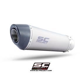 Silencieux Euro4 Benelli Leoncino 500 2017-2020 / SC Project Conic Titane