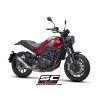 Silencieux Euro4 Benelli Leoncino 500 2017-2020 / SC Project Conic Titane