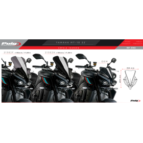 Bulle Touring Yamaha MT-10 2022- / Puig 21362