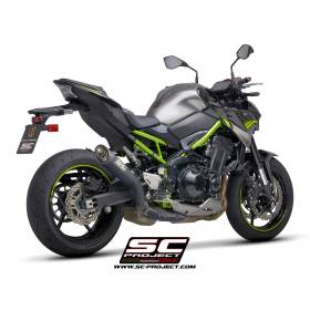 Silencieux Kawasaki Z900 A2 2020-2023 -  SC Project S1 titane black- K25C-T41MB