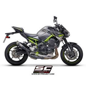 Silencieux Kawasaki Z900 A2 2020-2023 -  SC Project S1 titane black- K25C-T41MB