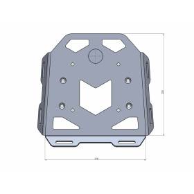 Porte bagage Moto-Guzzi V100 Mandello - Hepco-Becker 660557 01 01