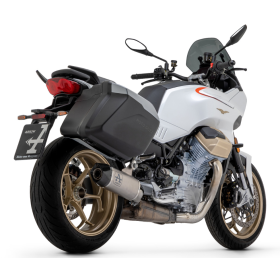 Porte-bagages arrière Moto Guzzi V100 Mandello avec poignées passager