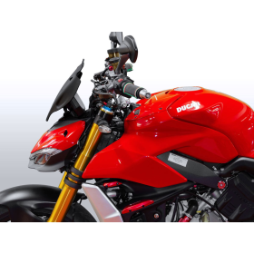 Bulle Sport noir mat Ducati Streetfighter V4 2020- / WRS DU014NO