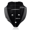 Bulle Sport noir mat Ducati Streetfighter V4 2020- / WRS DU014NO