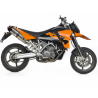 Double Silencieux Leovince KTM 950-990 SM Supermoto / 990 SM R Supermoto R (05 - 12) - LV ONE EVO 8430E