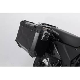 Kit valises Kawasaki KLR650 2022- / SW Motech Trax ADV Black