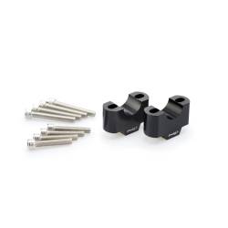 Pontets pour guidon de diamètre 29mm / Puig Black Hauteur +30 mm