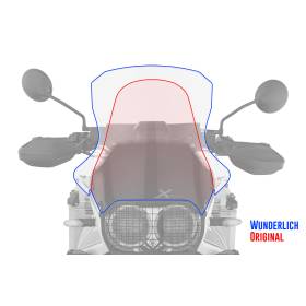 Bulle touring Ducati DesertX - Marathon Wunderlich 70150-100