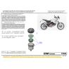 Couvercle bocal liquide frein arrière Ducati DesertX - CNC Racing TF203