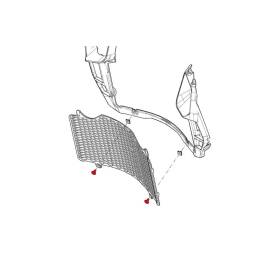 Kit vis protection radiateur Ducati DesertX - CNC Racing KV343