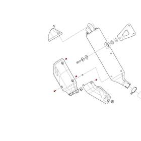 Kit vis pare chaleur Ducati DesertX - CNC Racing KV398