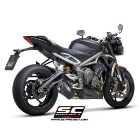 Silencieux Street Triple S 660 A2 2020-2021 - SC Project SC1-R Carbone