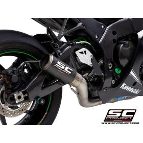 Silencieux Kawasaki ZX10R 21-23 / SC Project CR-T Carbone - K38A-DET36C