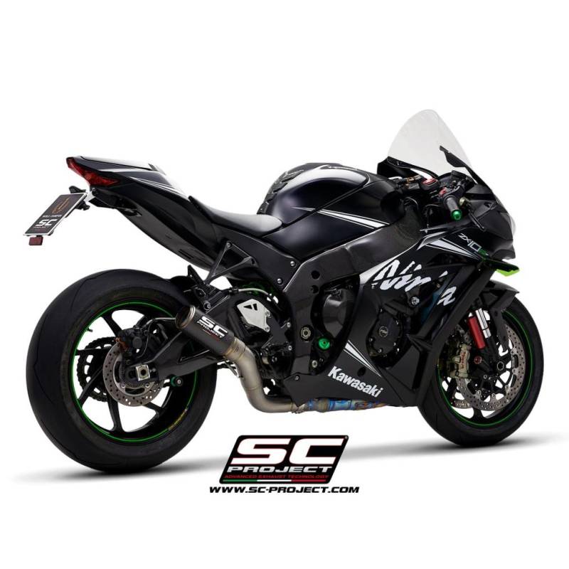 Silencieux Kawasaki ZX10R 21-23 / SC Project CR-T Carbone - K38A-DET36C