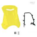 Bulle jaune Triumph T120 - Unit Garage avec support GPS