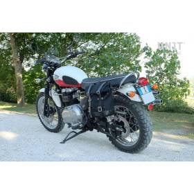 Kit sacoche gauche Triumph Scrambler 900 - Unit Garage Scram toile