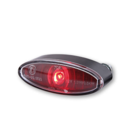 FEU ARRIERE A LED SHIN YO MINI OVAL LENTILLE ROUGE - 255-047