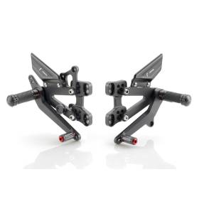 COMMANDES RECULÉES SUZUKI GSXR 600/750/1000 06-16 - RIZOMA RRC - PER167B - Rearsets Rizoma