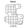 COMMANDES RECULÉES SUZUKI GSXR 600/750/1000 06-16 - RIZOMA RRC - PER167B - Rearsets Rizoma