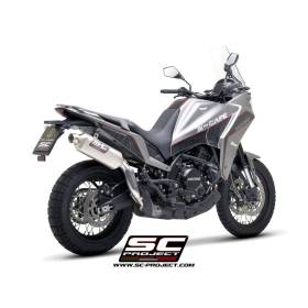 Silencieux SC Project Rally Raid Position Haute  Euro5 Moto Morini X-Cape - MM01A-H100T