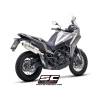 Silencieux SC Project Rally Raid Position Haute  Euro5 Moto Morini X-Cape - MM01A-H100T