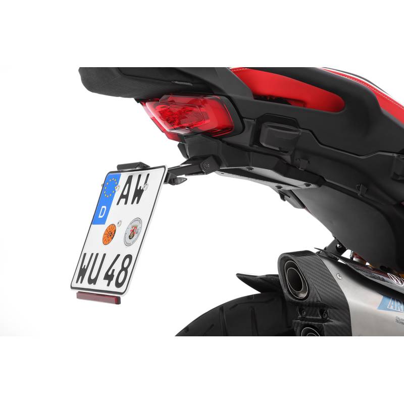 Support de plaque Ducati Multistrada V4 - Wunderlich 71220-002