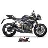 Silencieux Triumph Street Triple 765 S / R / RS 2020-2022 / SC Project SC1-R Noir