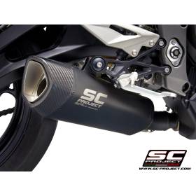 Double Silencieux d'échappement Moto Scorpion Serket Inox pour Speed Triple  1050 (16-17)